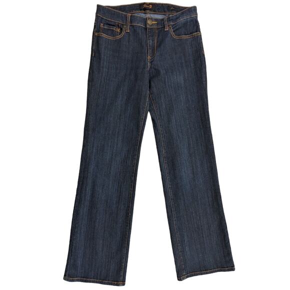 Seven7 Flare Flared Jeans Women‎ Size 8 Blue Stretch - Picture 1 of 16